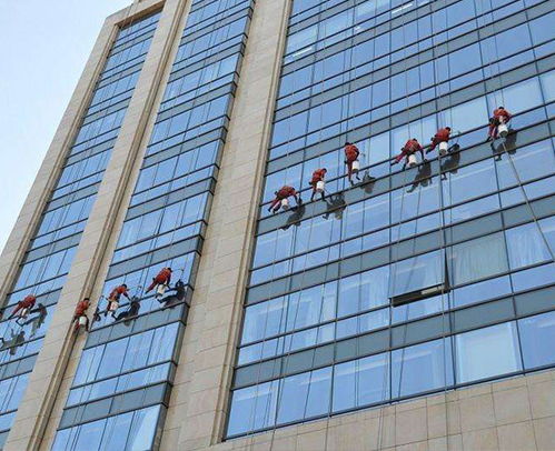 廬江高樓外墻清洗首選合肥匯高，專業建筑物清潔服務值得信賴